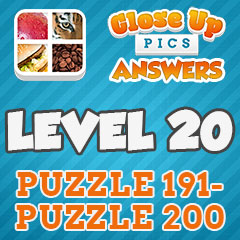 Close Up Pics - Level 20 Answers