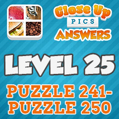 Close Up Pics - Level 25 Answers